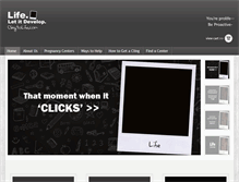 Tablet Screenshot of clingtolife.com